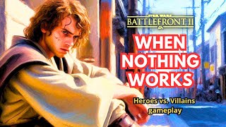 When nothing works  Star Wars Battlefront 2  HvV gameplay [upl. by Ethbinium919]