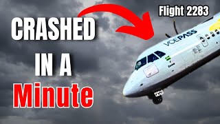 Unexplained Freefall Crash Of Brazilian Flight 2283  Brazil Plane Crash [upl. by Alper]