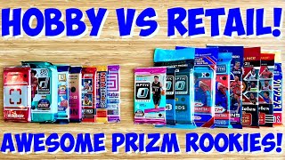 HOBBY VS RETAIL Random Basketball Pack Break  AWESOME Prizm Rookie Parallel Hits 🔥🔥🔥 [upl. by Urien494]