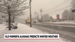 Old Farmer’s Almanac predicts upcoming winter forecast [upl. by Aseneg]