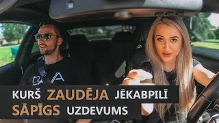 KURŠ ZAUDĒJA JĒKABPILĪ  CSDD BRAUKŠANAS EKSĀMENS JĒKABPILĪ [upl. by Ailahk]