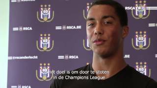 First press conference of Youri Tielemans [upl. by Bonilla]