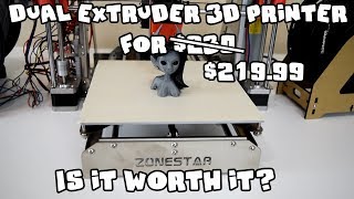 Zonestar P802QR2 Dual Extruder 3D Printer  Build and First Impressions [upl. by Hertz]