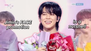 jimin FACE promotion in a nutshell🐥✨ [upl. by Ahsiela]