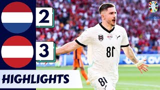 Netherlands vs Austria 23  UEFA EURO 2024  Highlights  FC24 [upl. by Amatruda861]