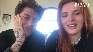 BellaThorne and Fiancé Benjamin Mascolo Talk Wedding Plans TimeisUp and Working Together [upl. by Carita]