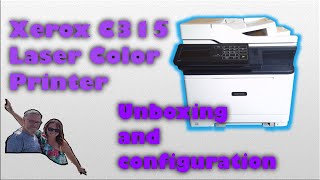 xerox colour laser printer C315 unboxing 2023 [upl. by Yejus828]