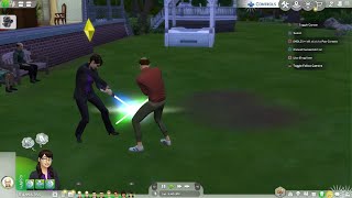 The Sims 4 Light saber duel tornement [upl. by Atilrep]