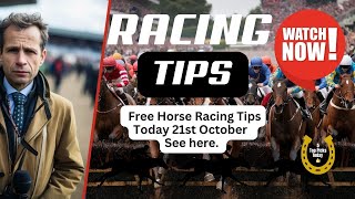 Free Horse Racing Tips Today Monday 21st October Racing Today top picks horseracing [upl. by Landing]