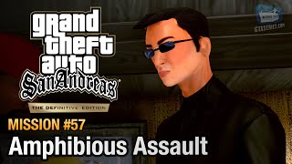 GTA San Andreas Definitive Edition  Mission 57  Amphibious Assault [upl. by Kcid374]