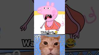 Peppa Pig Skinny 🤣 peppapig Funny Cartoon  Cartoon Meme [upl. by Jammie]