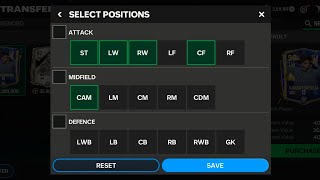 Best RW LW ST CF CAM in every budget fc mobilehow to choose attack in fc mobile guide [upl. by Orabla]