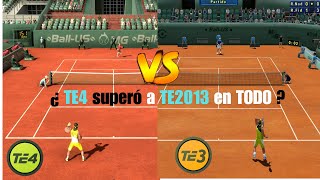 Tennis Elbow 4 VS Tennis Elbow 2013 VANILA  TE4 improved the Gameplay of TE2013 [upl. by Derfniw]