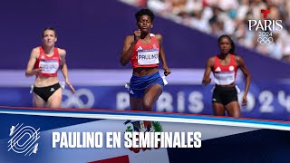 Marileidy Paulino de República Dominicana llega a semifinales de 400 m  Juegos Olímpicos París 2024 [upl. by Halian]