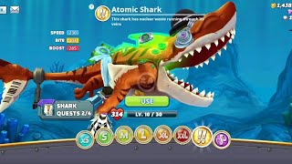 Atomic Shark MAX Hungry Shark World [upl. by Bernat]