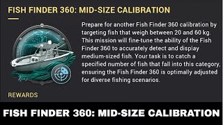 Fishing PlanetGADGET GALORE FISH FINDER 360 MIDSIZE CALIBRATION NEW MISSIONS [upl. by Annoel]