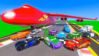 Pixar Cars  Truck Gale Beaufort amp Friends McQueen Snot Rod Boost Wingo DJ Jackson Storm for Kids [upl. by Annoid983]