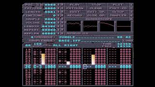 Making jungle music in Protracker on Amiga 500 [upl. by Eugnimod]