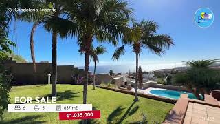 VILLA FOR SALE IN CANDELARIA TENERIFE CANARY ISLANDS [upl. by Babbie]