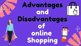 english  online shopping advantage and disadvantage simple easy with hindi point rohit [upl. by Arraek]