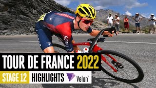 One of the greatest breakaways of all time  Tour de France 2022 Stage 12 highlights [upl. by Trevar265]