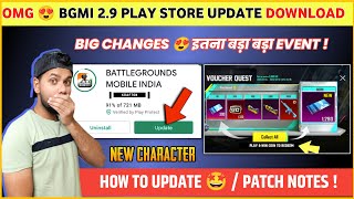 BIG CHANGES 😍 Bgmi 29 Update Patch Notes  Bgmi New Event  Top Changes  Bgmi New Update [upl. by Renault]