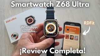 Smartwatch Z68 Ultra 👉 Características y Configuración COMPLETA  RDFit [upl. by Collar202]