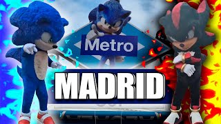 SONIC Y SHADOW LLEGARON A ESPAÑA  Sonic 3 La Pelicula [upl. by Os656]