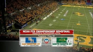 2014 Sam Houston State at North Dakota State [upl. by Rednas250]