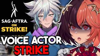 Voice Actors Are STRIKING Genshin Impact And More  SAGAFTRA Strike [upl. by Nailimixam]