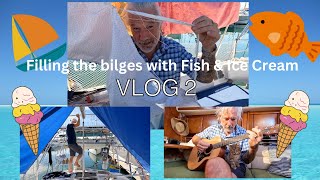 Liveaboard Sailboat VLOG 2  Bilge overhaul Bimini Install amp life on board Yacht Moody 38 in Greece [upl. by Butcher418]