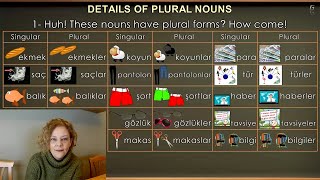 DETAILS OF PLURAL NOUNS  FOUNDATIONS OF TURKISH 6 [upl. by Russi9]