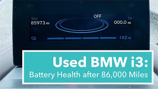 BMW i3 94Ah 164 Miles of Battery Range After 86000 Miles [upl. by Watanabe]