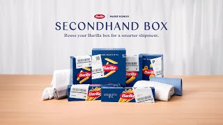 Marie Kondo x Barilla How to Reuse Boxes to Package amp Ship PreLoved Items Using the KonMari Fold [upl. by Doretta]