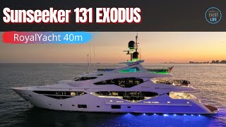 Inside The £155 Million 2019 Sunseeker 131 EXODUS  Flawless condition [upl. by Leakim]