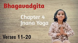 Bhagavad Gita  Jnana Yoga  Chapter 4  1120 Slokas  MarvellousMoksha [upl. by Kenzie]