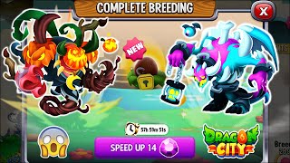 Dragon City High Hallows Dragon vs Grave Lurker Dragon EXCLUSIVE BREEDING 😱 [upl. by Kcorb]