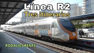 RODALIES RENFE R2 R2 Nord R2 Sud Trenes Civia y de dos pisos Buque [upl. by Cyndi984]