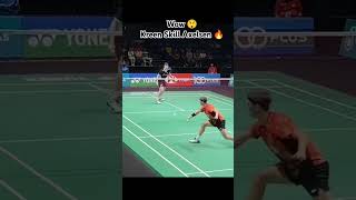 Wow 😲 Kreen Skill Axelsen 🔥 badminton bwfworldchampionships bwf shorts [upl. by Maighdiln]