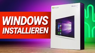 Windows 10 installieren 2022 Mit USB  Einrichten amp Treiber Installation [upl. by Gnoc392]