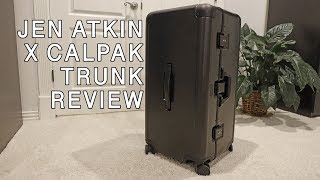 LUGGAGE REVIEW Jen Atkin x Calpak Trunk [upl. by Sutsuj]