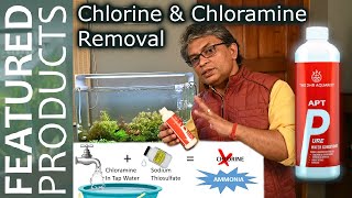 How to treat tap water for aquarium use APT Pure Water Conditioner Chlorine and chloramine removal [upl. by Nosinned]