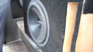 Kenwood KFC3013 Subwoofer with a KAC8105d Amp [upl. by Ytisahcal]