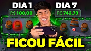 JOGO DO COPINHO COM HACK TESTEI DURANTE 7 DIAS LUCREI MUITO [upl. by Jaycee]