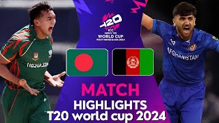 Afghanistan vs Bangladesh Highlights T20 World Cup 2024 Sunosubcontinent [upl. by Neirol825]