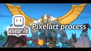 Galio  Aseprite Pixel Art Speed Paint 048 [upl. by Harriet706]