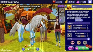 Buying Nero The Noble Friesian Horse of Horse Riding Tales [upl. by Amsirac]