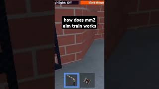 how does mm2 aim trainer world mm2 roblox [upl. by Talbert]