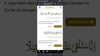 SURAH ALMUZZAMMIL orang yang berselimut  110 [upl. by Iphigenia225]