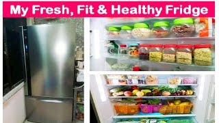 My Fresh Fit amp Healthy Fridge Whats in MY FRIDGE FRIDGE TOUR  Dr Shalini [upl. by Erna]